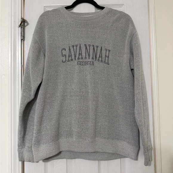 Jackets & Blazers - Gray Savannah Georgia Pullover